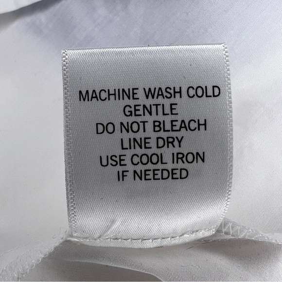 NEW PIXLEY MEDIUM BUTTON FRONT TOP WHITE BLUE LACE SLEEVELESS COTTON PEPLUM - Picture 11 of 11